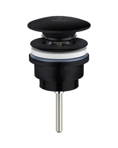 Донный клапан для раковины AltroBagno Beni aggiuntivi AltroBagnoPU070215UNe универсальный, черный матовый
