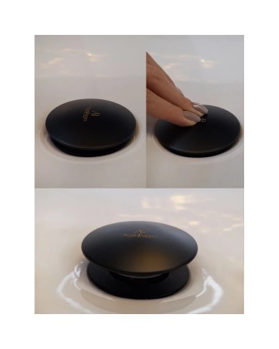 Донный клапан для раковины AltroBagno Beni aggiuntivi AltroBagnoPU070215UNe универсальный, черный матовый