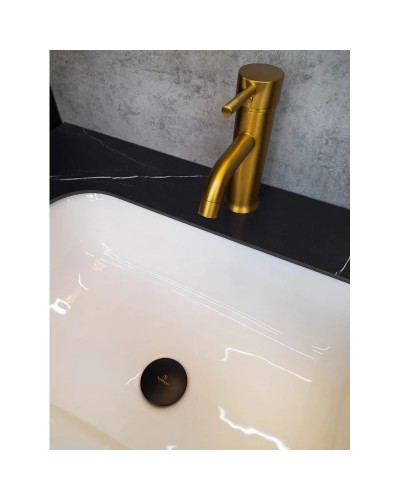 Донный клапан для раковины AltroBagno Beni aggiuntivi AltroBagnoPU070215UNe универсальный, черный матовый