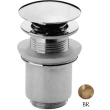 Донный клапан с системой "Клик-клак" и переливом  бронза Cezares CZR-SAT2-02