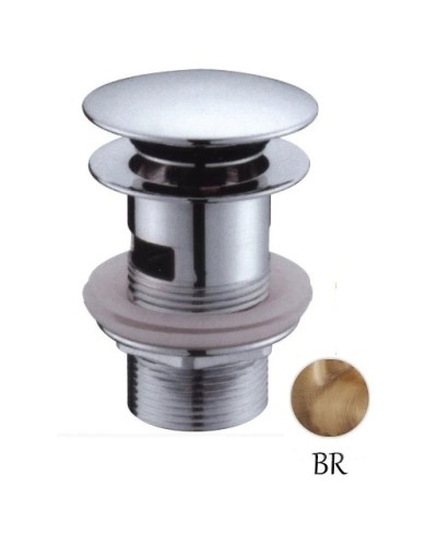 Донный клапан с системой "Клик-клак" и переливом бронза Cezares CZR-SATC1-02