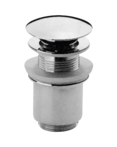 Донный клапан с системой "Клик-клак" и переливом хром Cezares CZR-SAT2-01