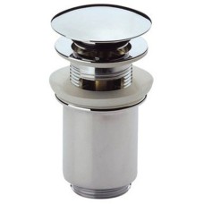 Донный клапан с системой "Клик-клак" и переливом хром Cezares CZR-SAT1-01