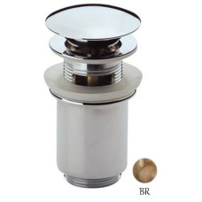 Донный клапан с системой "Клик-клак" и переливом бронза Cezares CZR-SAT1-02