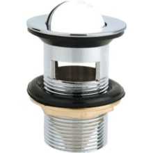 Донный клапан с системой "Клик-клак" и переливом BelBagno BB-PCU-05-CRM