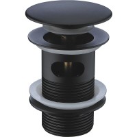 Донный клапан WasserKRAFT A080 click-clack Черный матовый