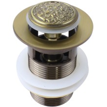 Донный клапан Bronze de Luxe Florence 21964 click-clack Бронза