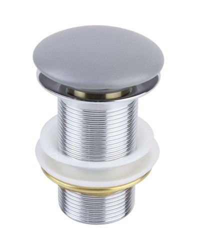 Донный клапан Bronze de Luxe 1002GR click-clack Серый