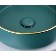 Донный клапан Bronze de Luxe 1001G click-clack Зеленый