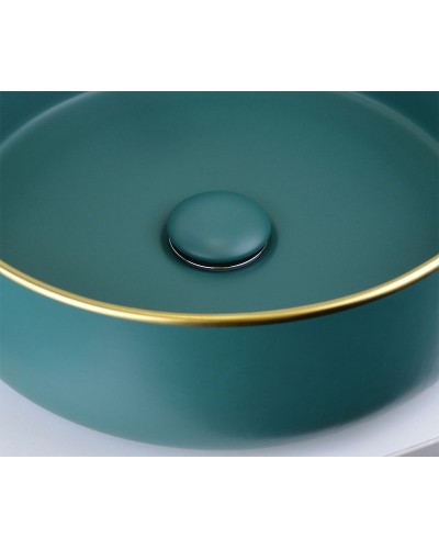 Донный клапан Bronze de Luxe 1001G click-clack Зеленый