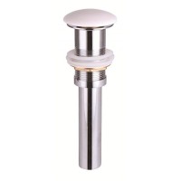 Донный клапан для раковины Ceramica Nova CN2000 click-clack Белый