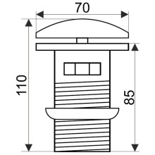 Донный клапан Melana T201B