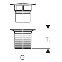 Выпуск без перелива Geberit 152.080.21.1