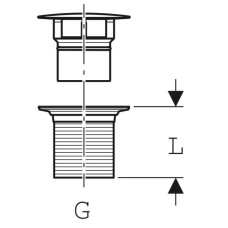 Выпуск без перелива Geberit 152.080.21.1