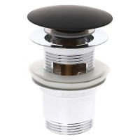 Донный клапан Orange X1-004b click-clack Черный матовый