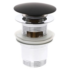 Донный клапан Orange X1-004b click-clack Черный матовый