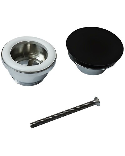 Донный клапан Artceram ACA038 17 00 click-clack Черный матовый