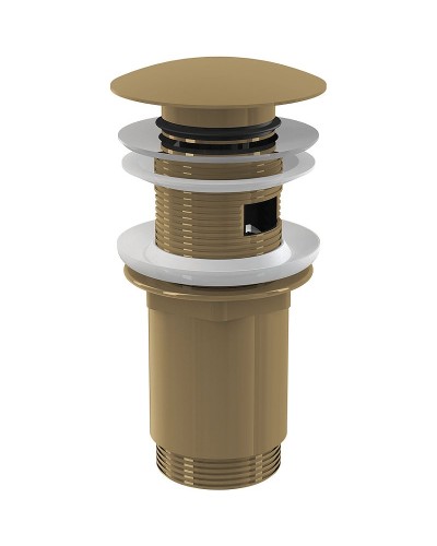 Донный клапан Alcaplast A392-G-B click-clack Золото матовое