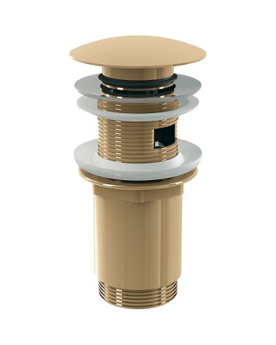 Донный клапан Alcaplast A392-G-P click-clack Золото глянец