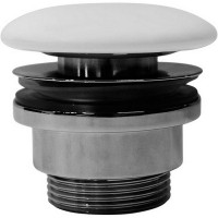 Донный клапан GSI PVC09 Click-Clack Белый матовый