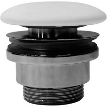 Донный клапан GSI PVC09 Click-Clack Белый матовый