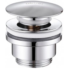 Донный клапан Abber AF0011 click-clack Хром