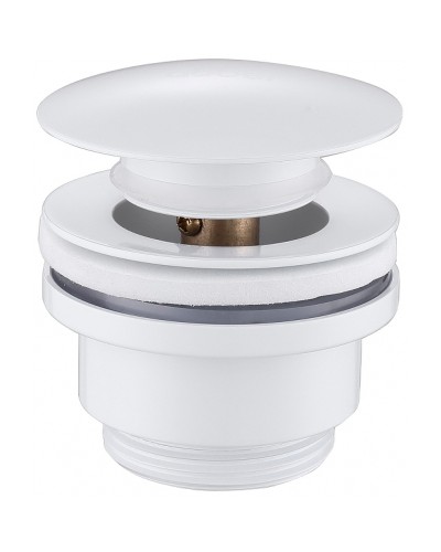 Донный клапан Abber AF0011W click-clack Белый