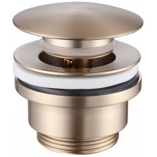 Донный клапан Abber AF0011G click-clack Золото матовое