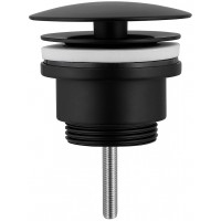 Донный клапан Abber AF0012B Черный матовый