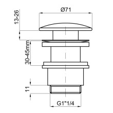 Донный клапан Noken N299999581