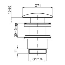 Донный клапан Noken N299999581