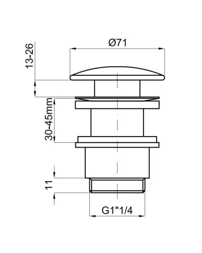 Донный клапан Noken N299999581