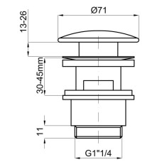 Донный клапан Noken N299999584