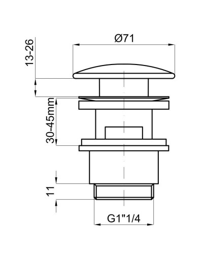 Донный клапан Noken N299999584