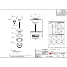 Донный клапан Teka 1106200