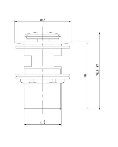 Донный клапан IDDIS Optima Home 001SB01i88