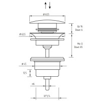 Донный клапан Migliore Fortis 31773