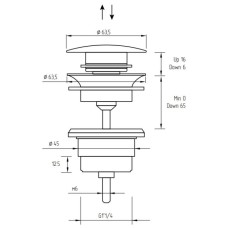 Донный клапан Migliore Fortis 31773