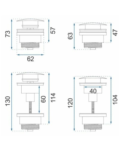 Донный клапан Rea REA-A5217