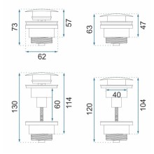 Донный клапан Rea REA-A2361