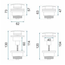 Донный клапан Rea REA-A2361