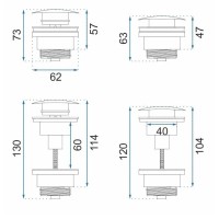 Донный клапан Rea REA-A533A