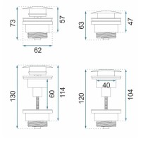 Донный клапан Rea REA-A8585