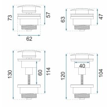 Донный клапан Rea REA-A8585
