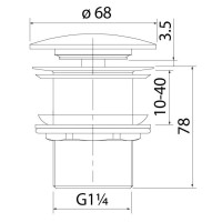 Донный клапан IDDIS Optima Home OPHG000i88