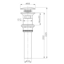Донный клапан AltroBagno AltroBagnoPU070203ROr