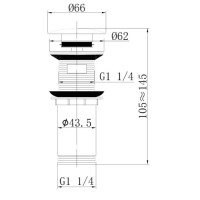 Донный клапан Abber AF0010NG