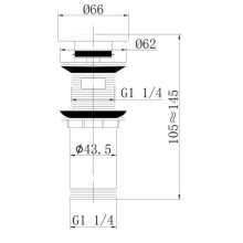 Донный клапан Abber AF0010NG