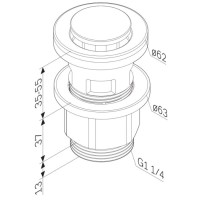 Донный клапан Am.Pm F0700P00