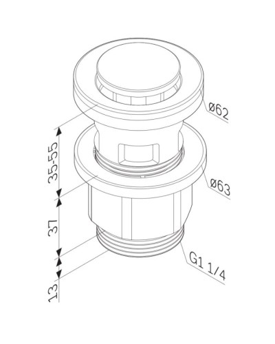 Донный клапан Am.Pm F0700P33